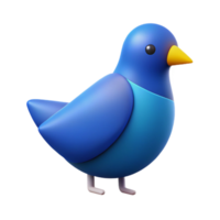 nostalgic hypnotic Abstract bird, simple shapes, flat blue. Clean lines, minimal with Scalable Design. authentic png