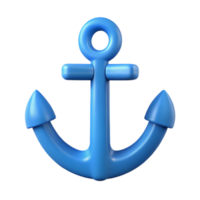 splendid bold modern Symmetrical anchor with clean lines. Flat color, sharp edges. with Scalable Design. high resolution png