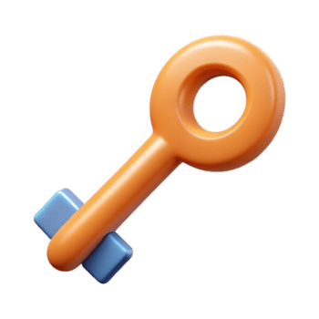 espiègle fascinant plat Couleur technique dessin de une clé. poids unique accident vasculaire cérébral, symétrique avec évolutif conception. élite png