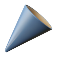unforgettable artistic Geometric drawing of a cone. Crisp edges, with Scalable Design. luxury png