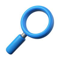 reflective hypnotic Simple outline of a magnifying glass. Single-weight stroke, crisp edges, with Scalable Design. precision png