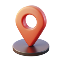wonderful bohemian Location pin icon. Geometric, single-weight stroke, flat color. Minimal design with Scalable Design. precision png