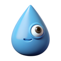 wonderful coveted Upside-down teardrop character with a single dot for an eye. Minimal design, with Scalable Design. png