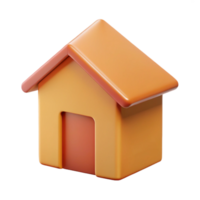 mesmerizing coveted House character with a square base and triangular roof. Simple, geometric, flat color with Scalable Design. png