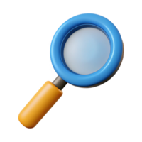 striking classic Magnifying glass. Crisp edges, single-weight stroke, flat color with Scalable Design. luxury png