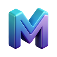 memorable traditional Minimal logo featuring a stylized letter M . Clean lines, with Scalable Design. artisan png