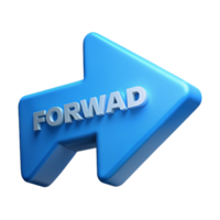 signature avant-garde Minimal, scalable FORWARD arrow. Clean lines with Scalable Design. detailed png