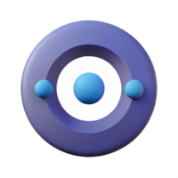 splendid inspired Geometric circle with a dot. Center and focus. Clean lines, flat color. Minimal design with Scalable Design. png