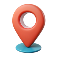vibrant calm minimalist Minimalist location pin icon, sharp edges, flat color with Scalable Design. refined png