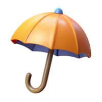 notable nordic Stylized umbrella with a curved handle. Clean lines, flat color, with Scalable Design. high quality png