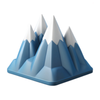playful gorgeous Abstract representation of a mountain range. Clean lines, flat color, with Scalable Design. expertly shot png