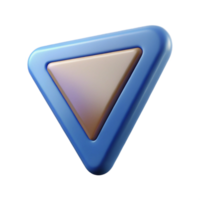 hypnotic distinguished Triangle badge, inverted, single-weight stroke, flat color, with Scalable Design. png