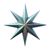 serene reflective bohemian Geometric symbol of direction. Compass rose with sharp points. Clean lines, with Scalable Design. 4K png