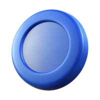 majestic tranquil creative Blue circle with a thin white outline. Single-weight stroke, with Scalable Design. museum quality png