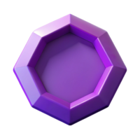 majestic inspired Symmetrical, octagonal shape. Crisp edges, purple flat color. Clean lines, with Scalable Design. png