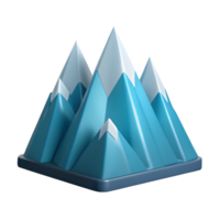 splendid urban Scalable geometric mountain range. Flat color, crisp edges, clean lines with Scalable Design. premium png