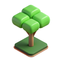 standout mid-century Single-weight stroke isometric tree with Scalable Design. studio quality png