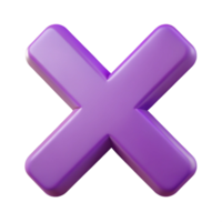 fascinante misterioso creativo un plano color X icono. limpiar líneas, mínimo diseño, agudo bordes con escalable diseño. perfecto png