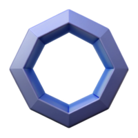 notable elegant Geometric outline of an octagon. Sharp edges, symmetrical design, flat color with Scalable Design. crisp png