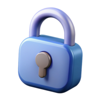 remarkable modern Scalable, flat color illustration of a lock. Crisp edges, single-weight stroke with Scalable Design. flawless png