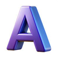captivating coveted Crisp edges monoline letter A . Clean lines, flat color, with Scalable Design. png