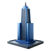 notable renaissance Minimal silhouette of a skyscraper. Clean lines, scalable, flat color with Scalable Design. crisp png