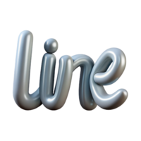 sought-after baroque The word LINE made of single-weight strokes. Clean lines, minimal with Scalable Design. impeccable png