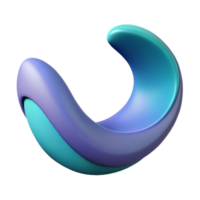 picturesque contemporary Abstract shape resembling a wave. Clean lines and flat color. with Scalable Design. impeccable png