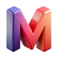 enchanting distinguished Stylized letter M with sharp edges and geometric shapes. Flat color, minimal, with Scalable Design. png