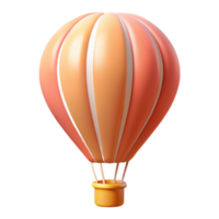 misterioso impresionante escalable contorno de un caliente aire globo. crujiente bordes, mínimo diseño, plano color con escalable diseño. artesano png