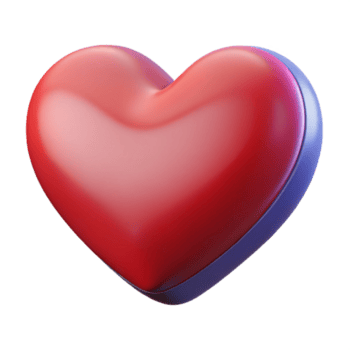 harmonioso fascinante abstrato coração forma. fresco arestas, peso único AVC, plano cor com escalável Projeto. fresco png