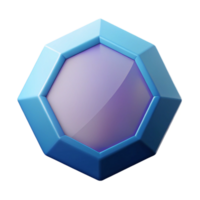 reflective gorgeous Geometric octagon. Clean lines, flat color, with Scalable Design. top-tier png