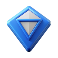 radiant calm tropical Diamond-shaped badge with a central dot. Geometric, clean lines, with Scalable Design. exclusive png
