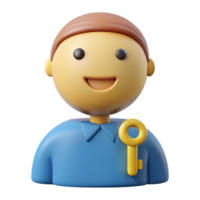 iconic modern Smiling crescent moon character with pointed tips. Clean lines, flat color, minimal design with Scalable Design. high quality png