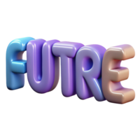 sumptuous playful futuristic FUTURE in a slim, futuristic font. Flat color, clean lines with Scalable Design. luxury png