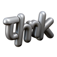 standout art deco Single-weight stroke, scalable THINK in gray. Minimal, crisp edges with Scalable Design. impeccable png