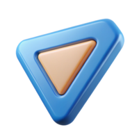 joyful splendid Triangle badge, inverted, single-weight stroke, flat color, with Scalable Design. precision png
