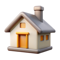 spectacular nostalgic surreal Simple outline of a house with a chimney. Single-weight stroke, crisp edges, with Scalable Design. handcrafted png