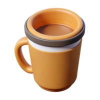 timeless retro Clean lines depicting a simple coffee cup. Flat color. FORMAT with Scalable Design. handcrafted png