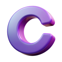 passionate serene A stylized letter C with symmetrical curves. Flat color, clean lines, single-weight stroke with Scalable Design. flawless png