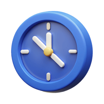 indimenticabile mezzo secolo scalabile orologio icona. croccante bordi, piatto colore, minimo con scalabile design. impeccabile png