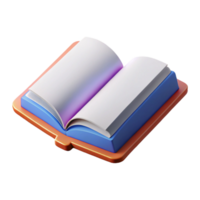 mysterious magnificent Open book pictogram. Clean lines, flat color, crisp edges. Minimal design with Scalable Design. detailed png