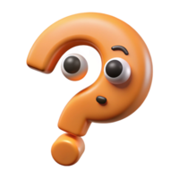 notable art deco Question mark character with a curious face. Clean lines, solid colors, with Scalable Design. fine detail png