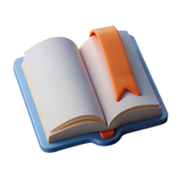 iconic baroque Open book with bookmark. Clean lines, flat color, crisp edges with Scalable Design. genuine png