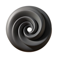 wonderful signature Geometric spiral with a single-weight stroke. Black flat color, clean lines. with Scalable Design. png