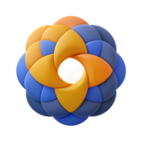 wonderful quintessential Overlapping circles forming a crisp, geometric pattern. Flat color, minimal design with Scalable Design. png