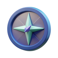 sumptuous sought-after Geometric compass icon. Crisp edges, minimal design, flat color with Scalable Design. png