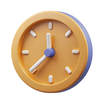 romantico meraviglioso un' orologio viso con semplice ora e minuto mani, piatto colore. croccante bordi, minimo design con scalabile design. originale png