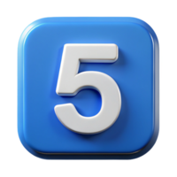 fascinating acclaimed Square badge with a bold number . Single-weight stroke, flat color, clean lines with Scalable Design. png