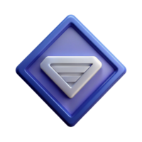 striking exemplary Diamond-shaped badge with three vertical lines. Geometric, clean lines, with Scalable Design. png
